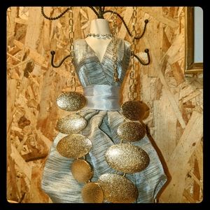 Gold Colored Chunky Necklace